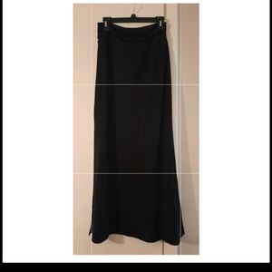 Long black skirt